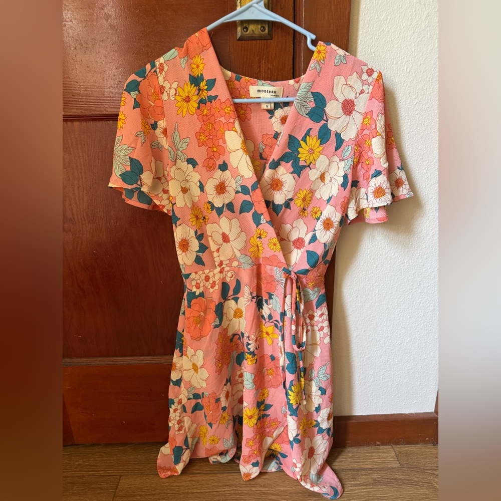 Pink Floral Dress